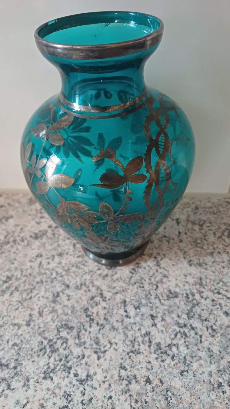 Vasi & Recipienti: Schöne Vase mit versiberung  – Usato da Flawil venduto da Naphtali 8