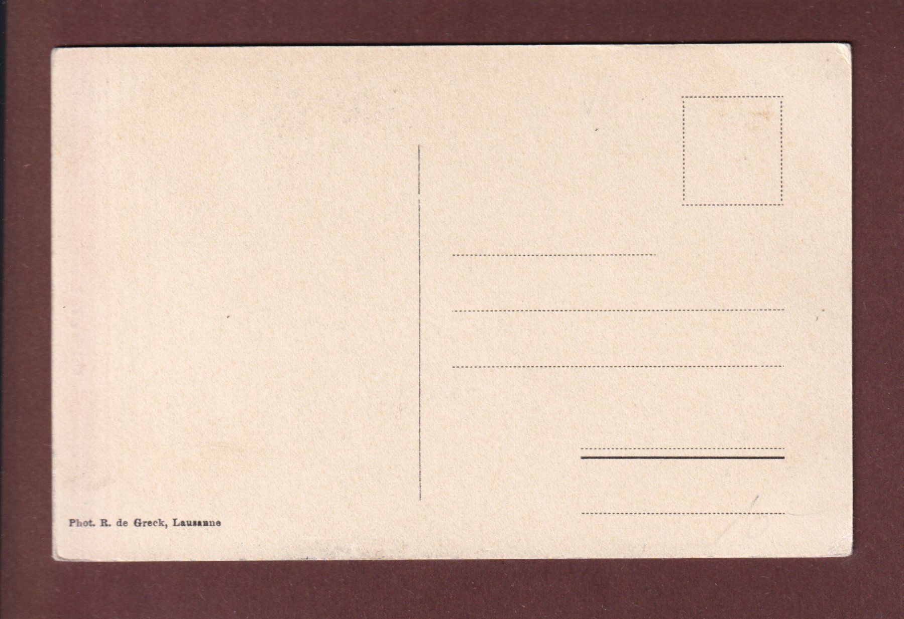 Cartes postales: LAUSANNE - Château de Grancy – D'occasion à Pully par nicecards 1
