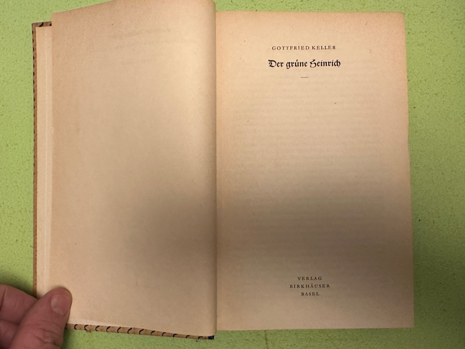 Libri: Gottfried Keller: Gottfried Kellers Werke. 6 Bde. – Usato da Zürich venduto da allp 3