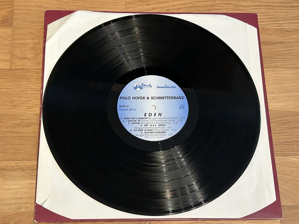Schallplatten: Polo Hofer. 1990. Eden – Gebraucht aus Faulensee von Mizuno06 5