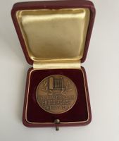 Vintage Bronze Medaille: Photo Porst Fotowettbewerb 1956