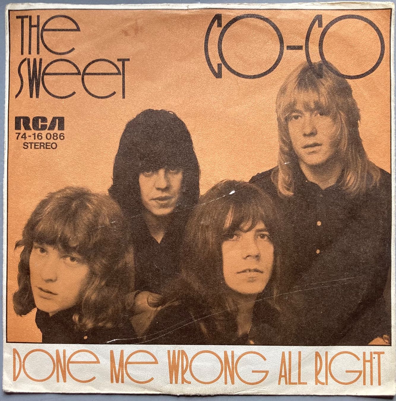 Vinyles: THE SWEET - CO-CO – Défectueux à Poliez-Pittet par Newtown-Records 1