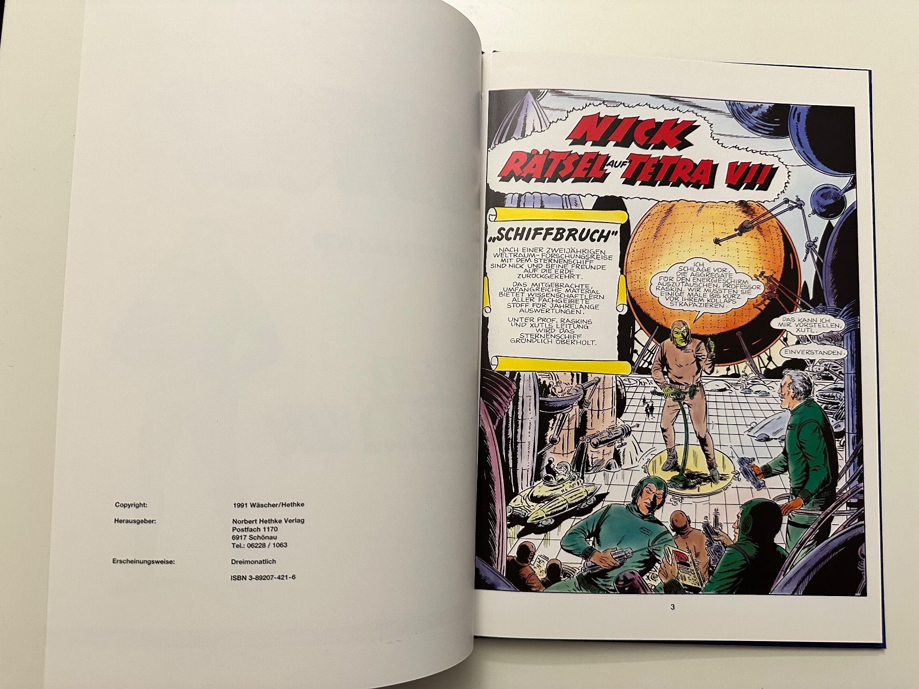 Fumetti: NICK SONDERBAND 1 - NORBERT HETHKE VERLAG – Usato da Münsingen venduto da Ganjam 3