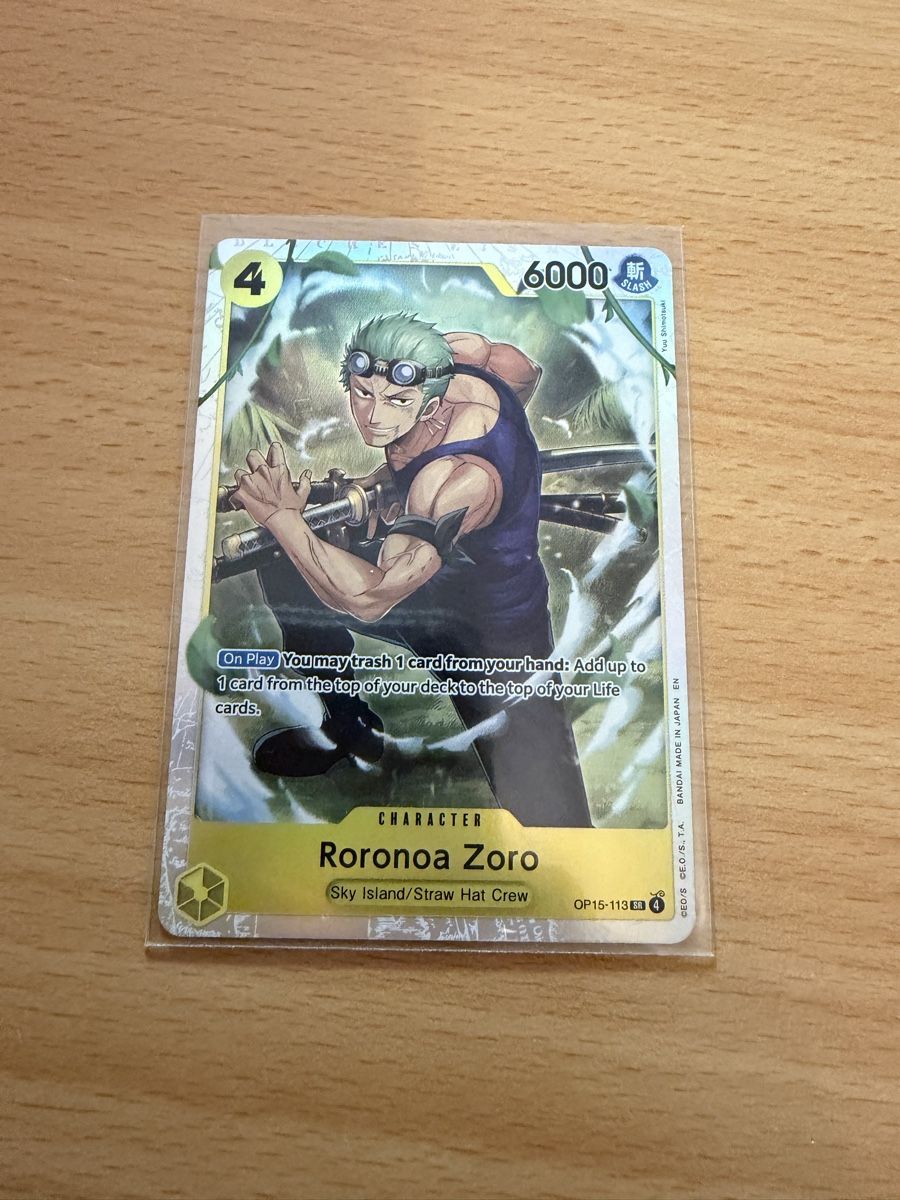 Bandai Cartes à collectionner: One Piece Roronoa Zoro / OP15-113 – D'occasion à Schöftland par 160grams