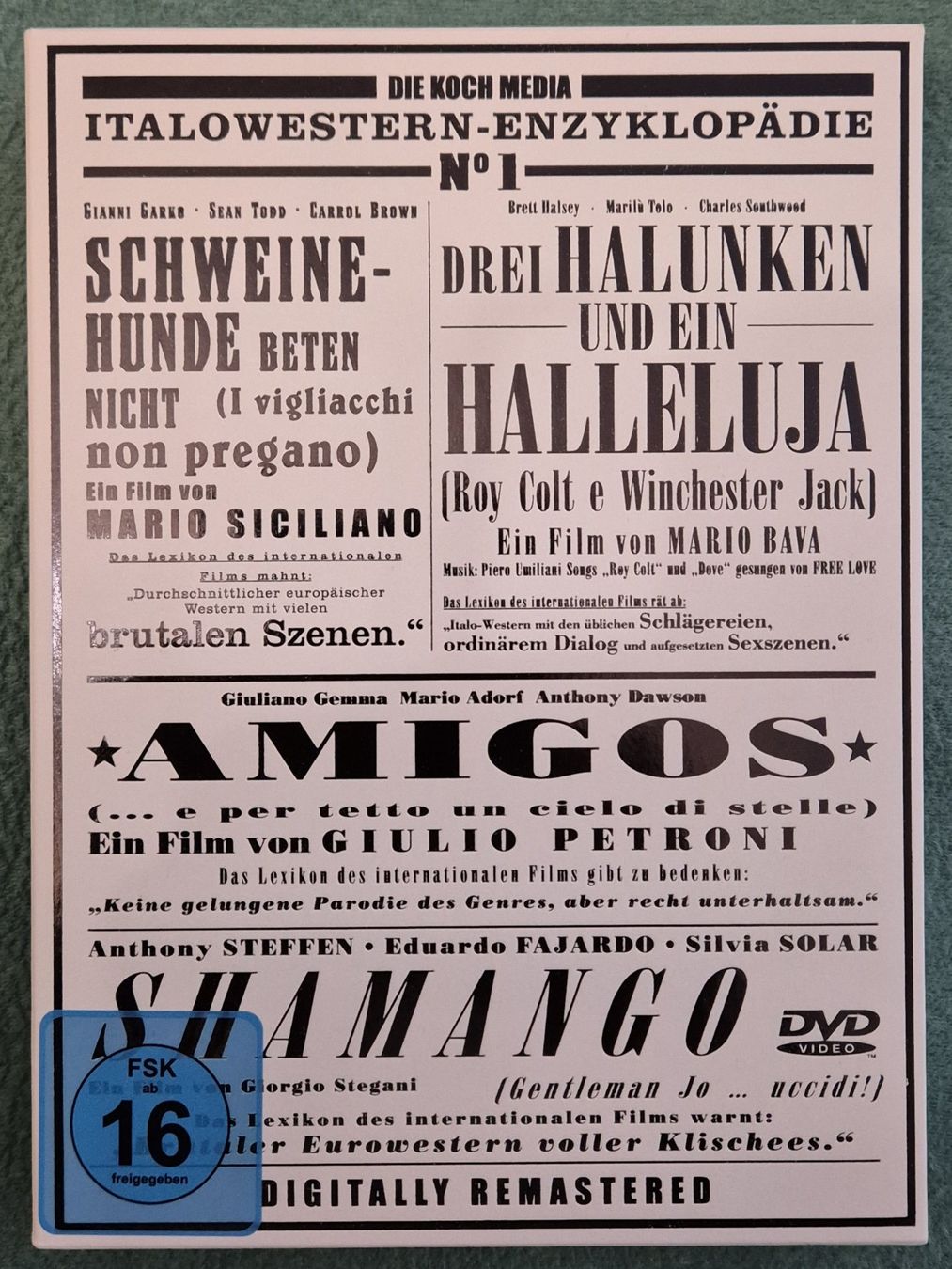 Tutti i DVDs: Italowestern-Enzyklopädie No 1 – Usato da Chur venduto da dluli