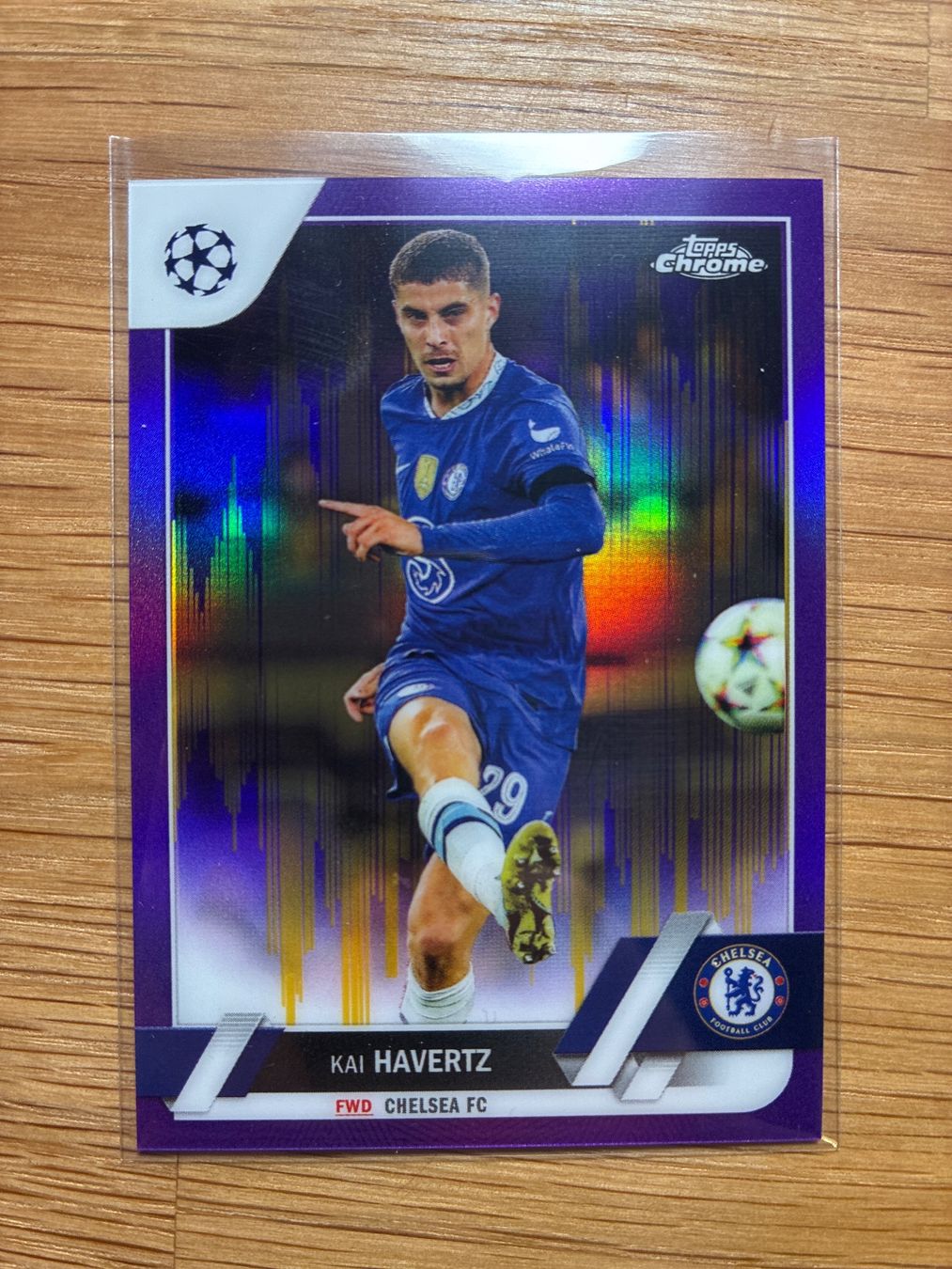 Topps Carte collezionabili: Topps Chrome Kai Havertz Purple Gold – Usato da Wangenried venduto da Garagara