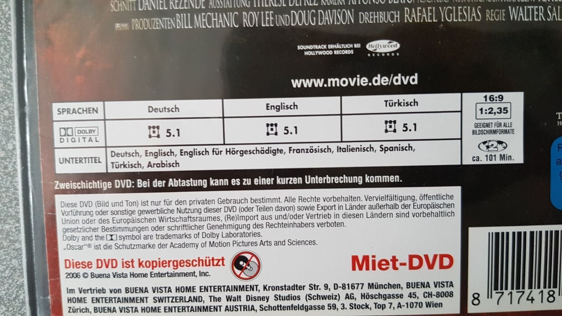 Tutti i DVDs: DVD Dark Water – Usato da Oetwil am See venduto da fineli2 1