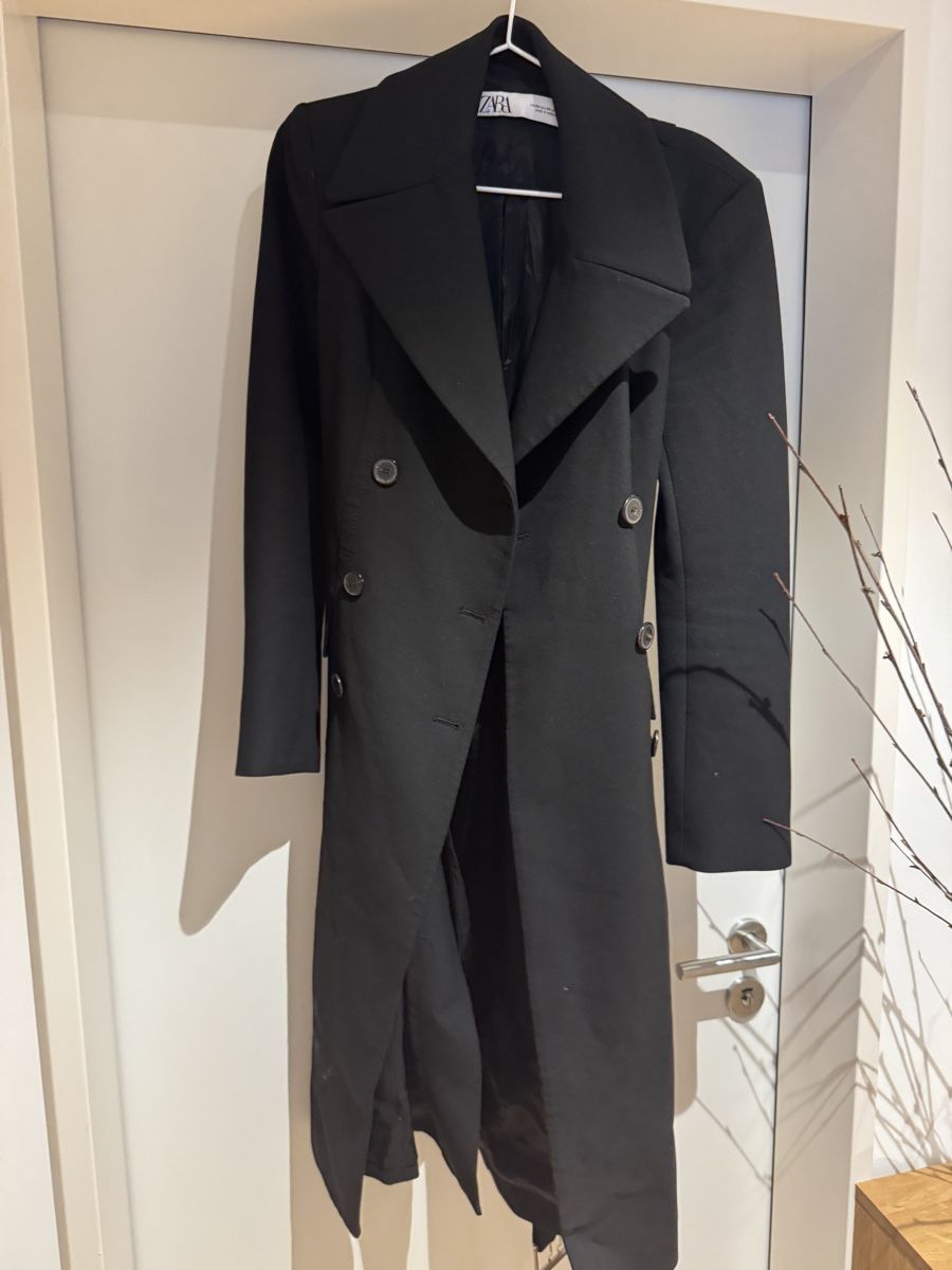 Mäntel: Zara Mantel, XS, schwarz – Gebraucht aus Hinwil von YPMK61