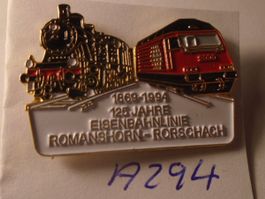 1 SBB Jubiläums Pin  125 Jahre Eisenbahnlinie selten! (A294)