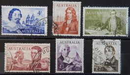 Australien Kat. 331-336 gest. 1963 Kat. 120 Euro