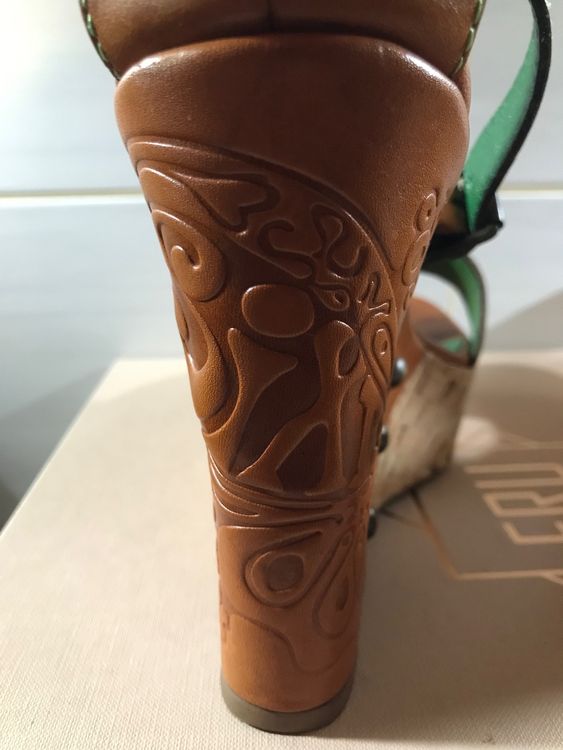 Chaussures Originales à Semelles Compensées en Liège et Cuir Kaufen auf Ricardo