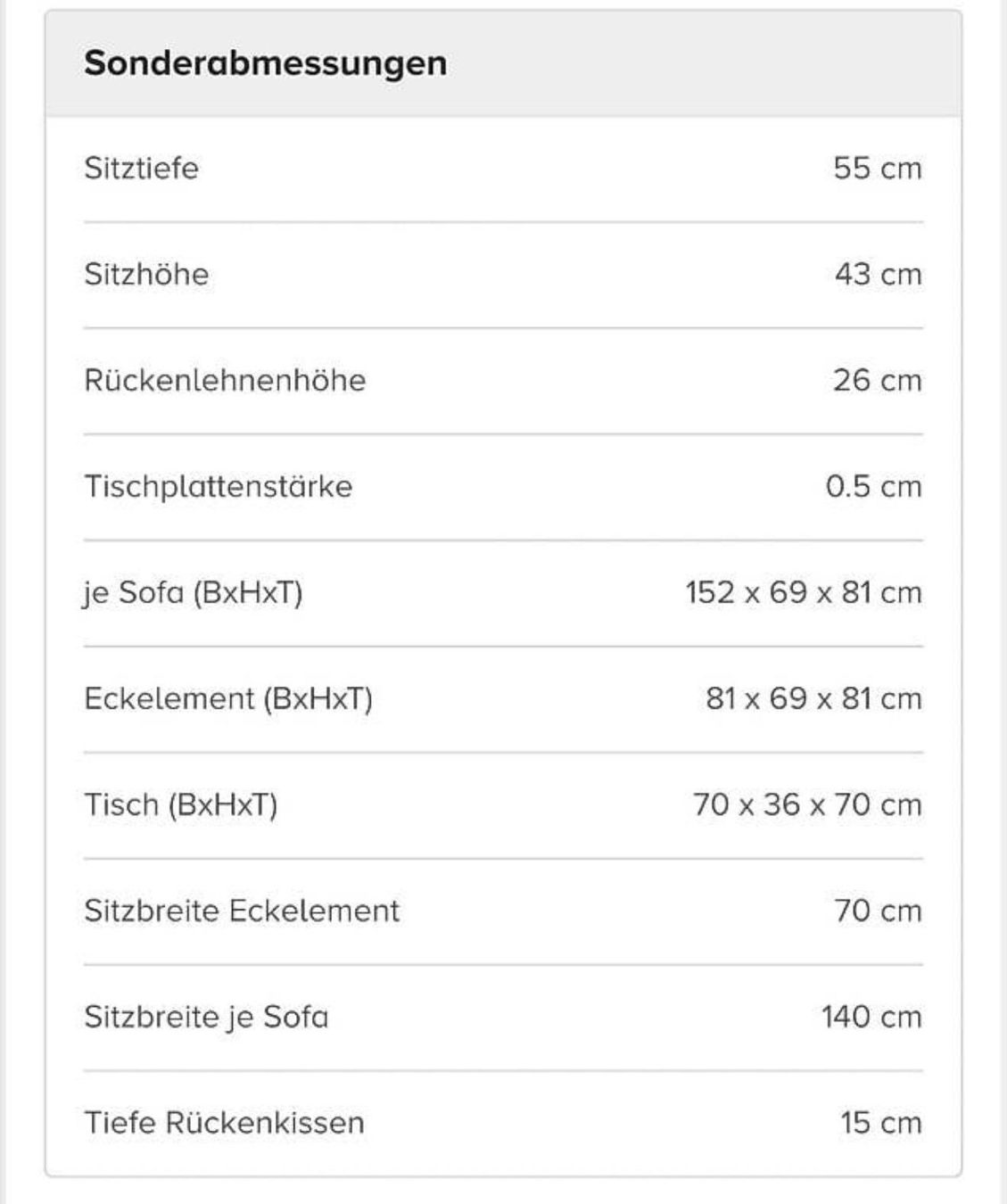 Divani: Gartenlounge mit Beistelltisch – Usato da Etzgen venduto da VierRingeA6 5