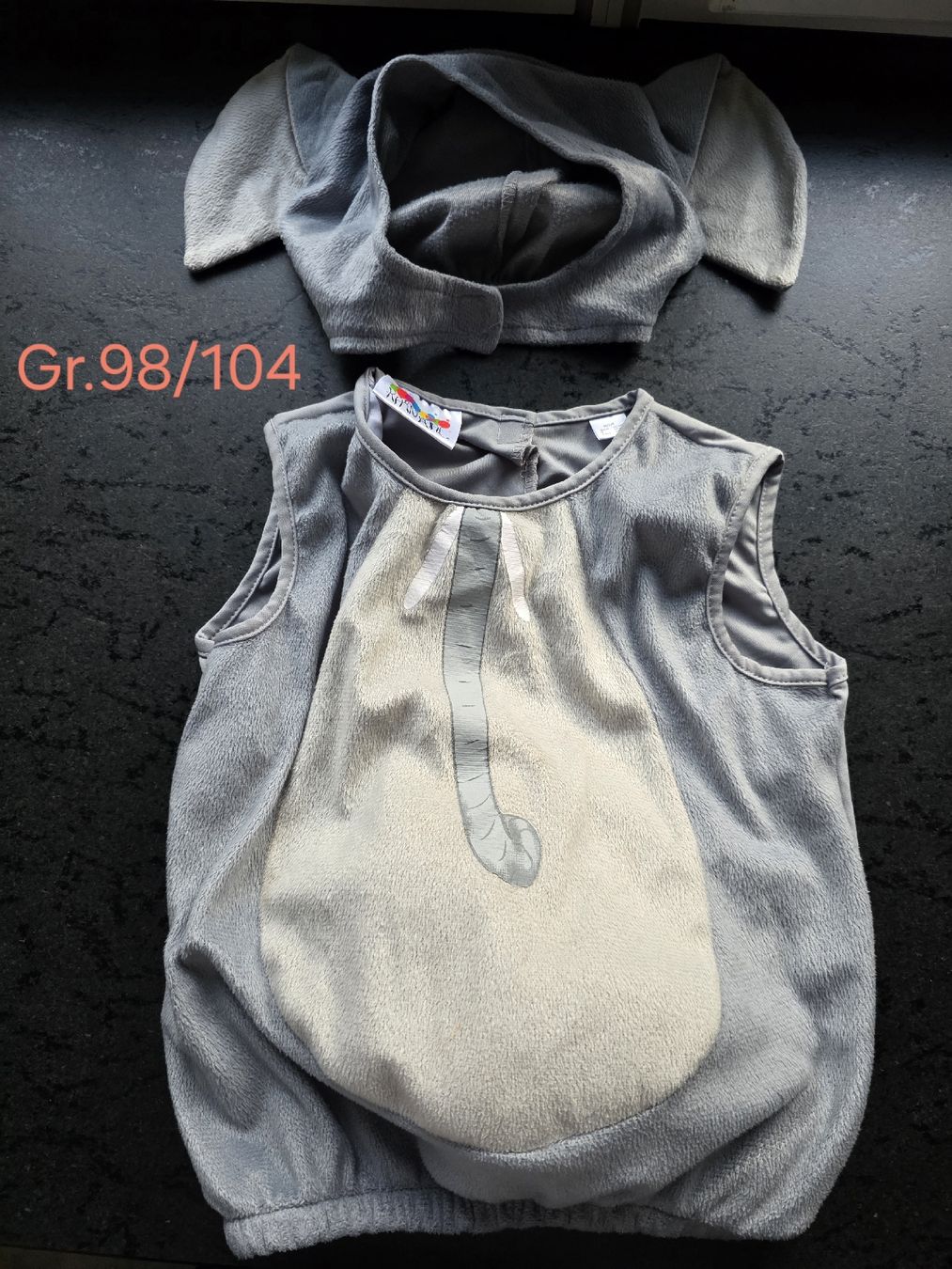 Kostüme: Kostüm Elefant 98/104 – Gebraucht aus St. Peterzell von upcycling_