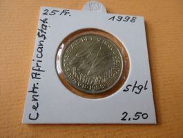 Central African States 1998, 25 Francs    stgl