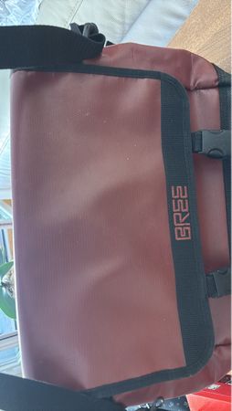 Bree Tasche braun Nylon mit Schnallen Zustand gut