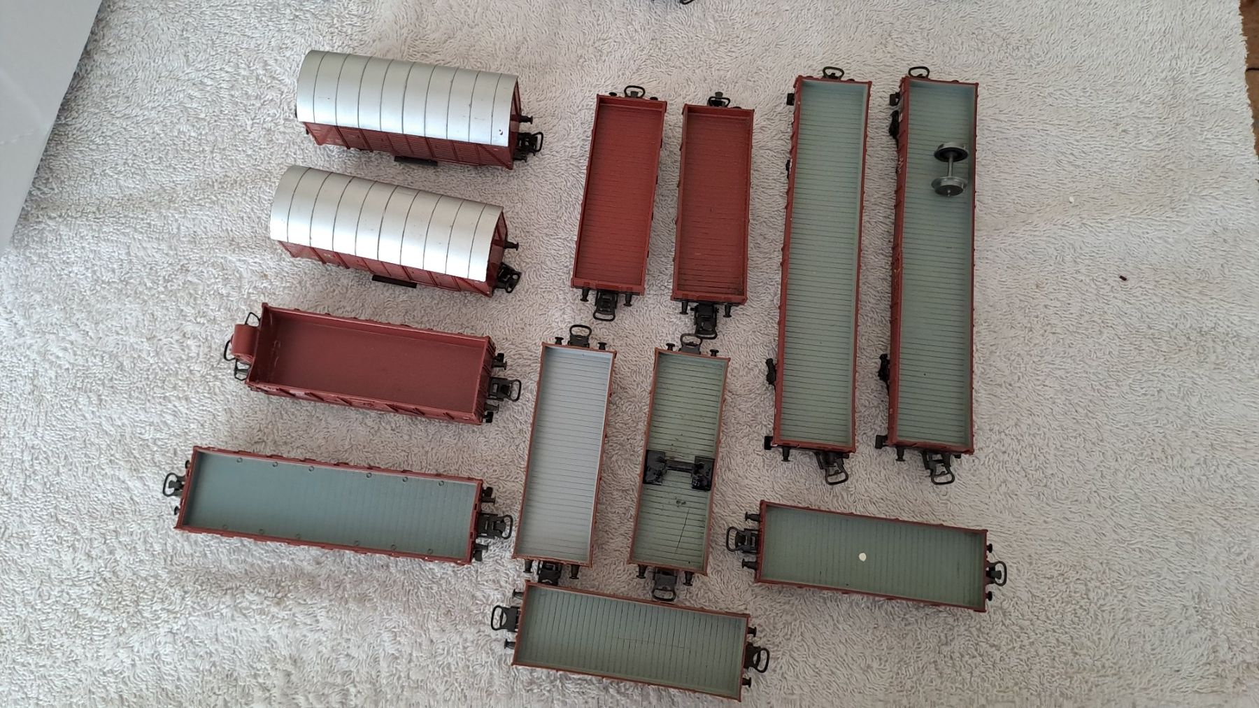 Märklin Modellini di ferrovie: Märklin 18 Güterwagen H0 WS/13 – Usato da Winterthur venduto da Riebeli333 4