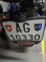 Motorrad Nummernschild AG 10 330