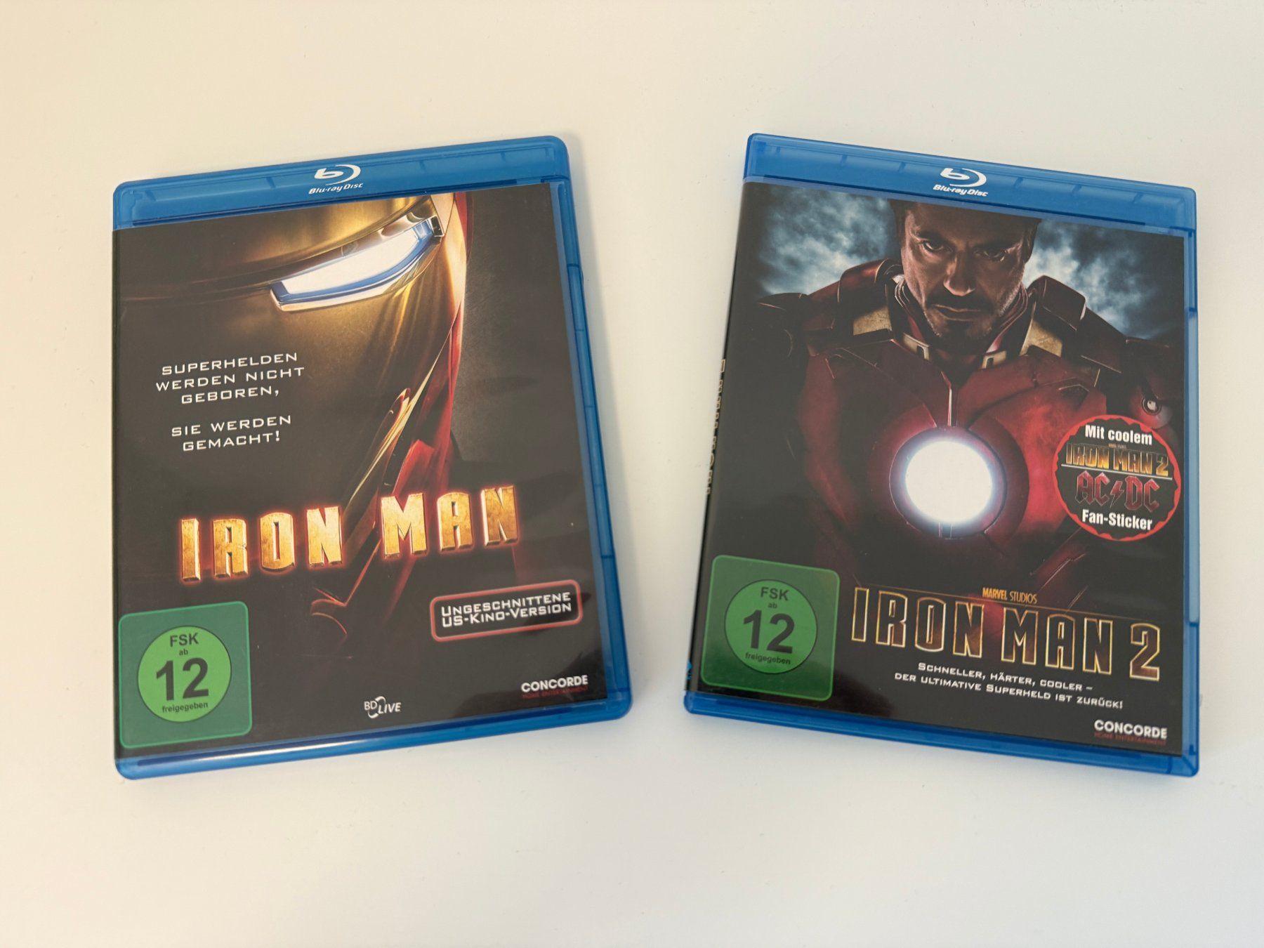 Tutti i DVDs: Bluray Bundle, Action, "Iron Man 1 + 2" – Usato da Sevelen venduto da driftar1942