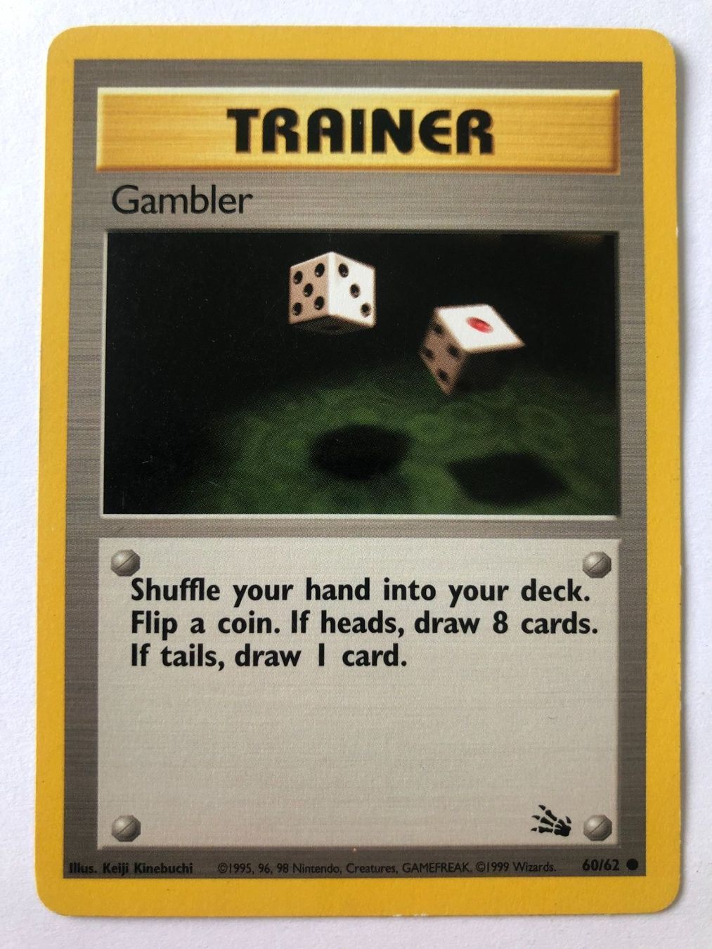 Pokémon Carte collezionabili: Gambler - Fossil - Pokemon – Usato da Nussbaumen AG venduto da Bika-Shop
