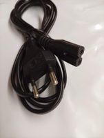 Netzkabel Eurostecker C7 schwarz neu