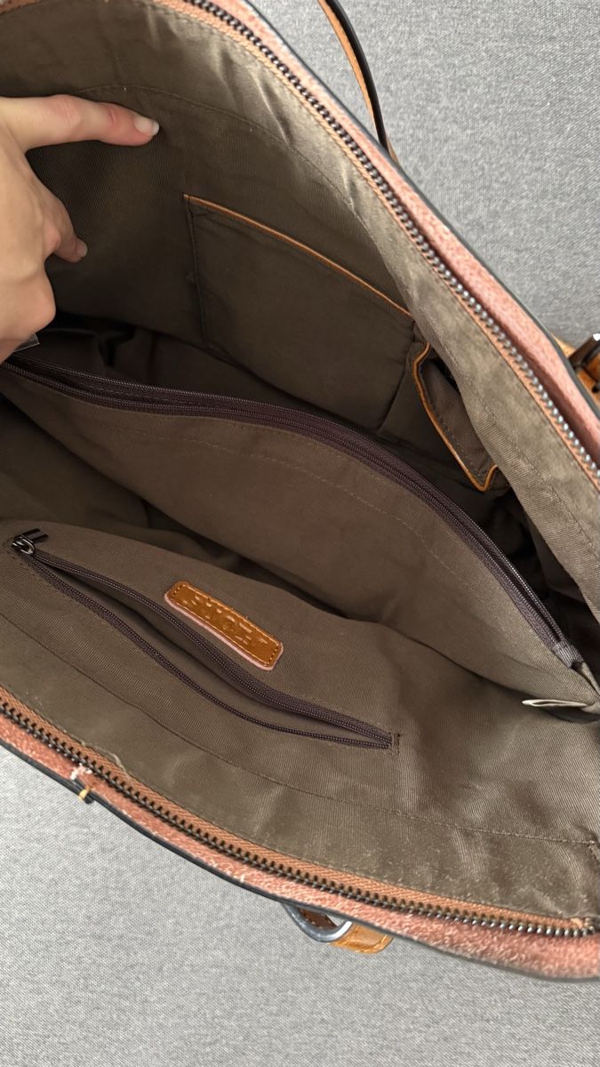 Borse da donna: Braune Lederhandtasche – Nuovo (secondo la descrizione) da Zürich venduto da sel_9kd 2