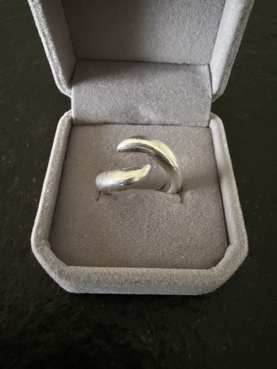 Anelli: Bague argent 925 unique design ouvert, taille 50 – Usato da Vuisternens-Ogoz venduto da PhilDr 2