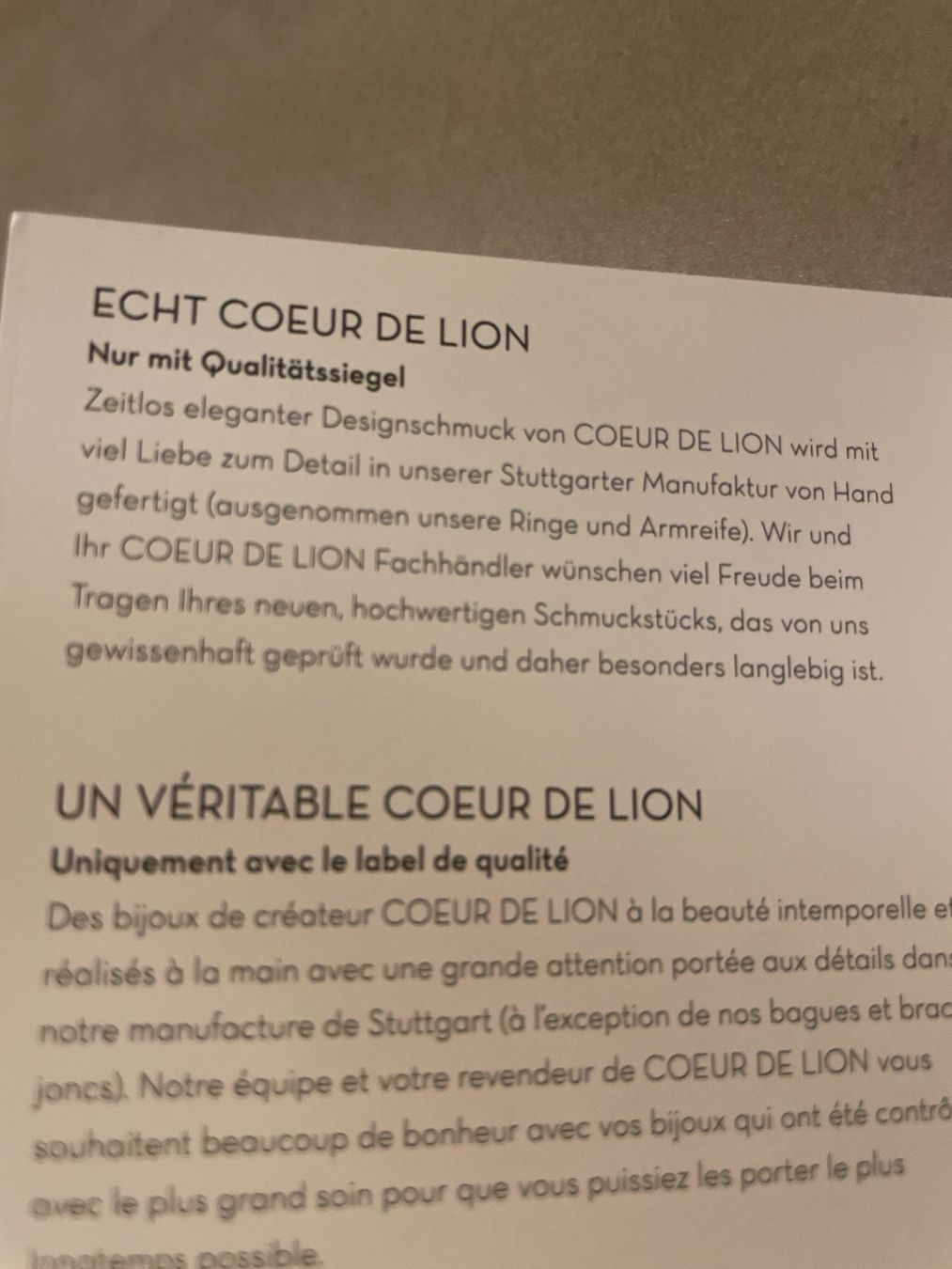 Bracciali & Braccialetti: Coeur de Lion Armband – Nuovo (secondo la descrizione) da Fislisbach venduto da arse 4