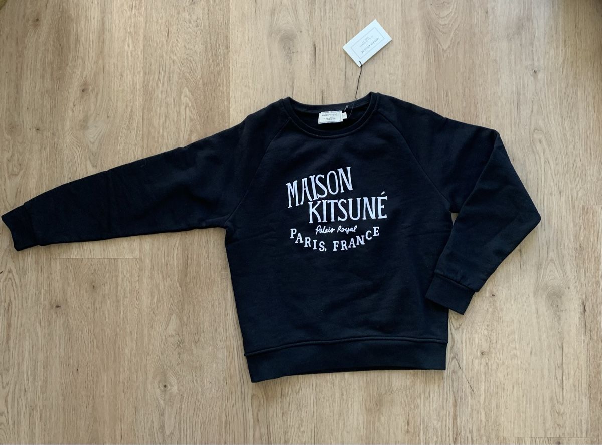 Maglioni & Felpe: Pull Sweat noir et blanc en coton maison Kitsune – Nuovo e nell'imballaggio originale da Genève venduto da rez_c6c6