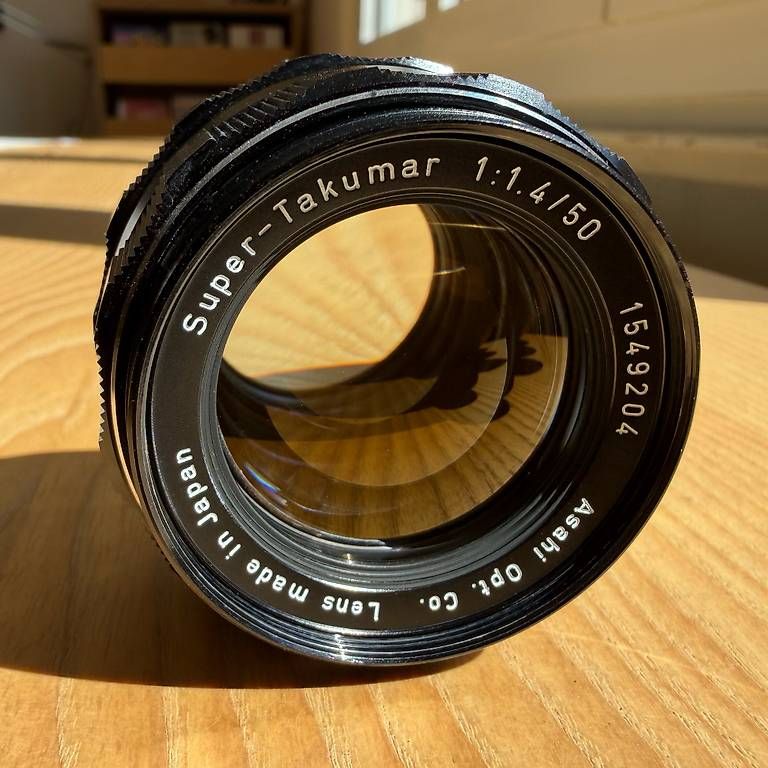 Pentax Obiettivi: Super Takumar 50mm f1.4 (8 elements) in beautiful condition – Usato da Pully venduto da chinadavis