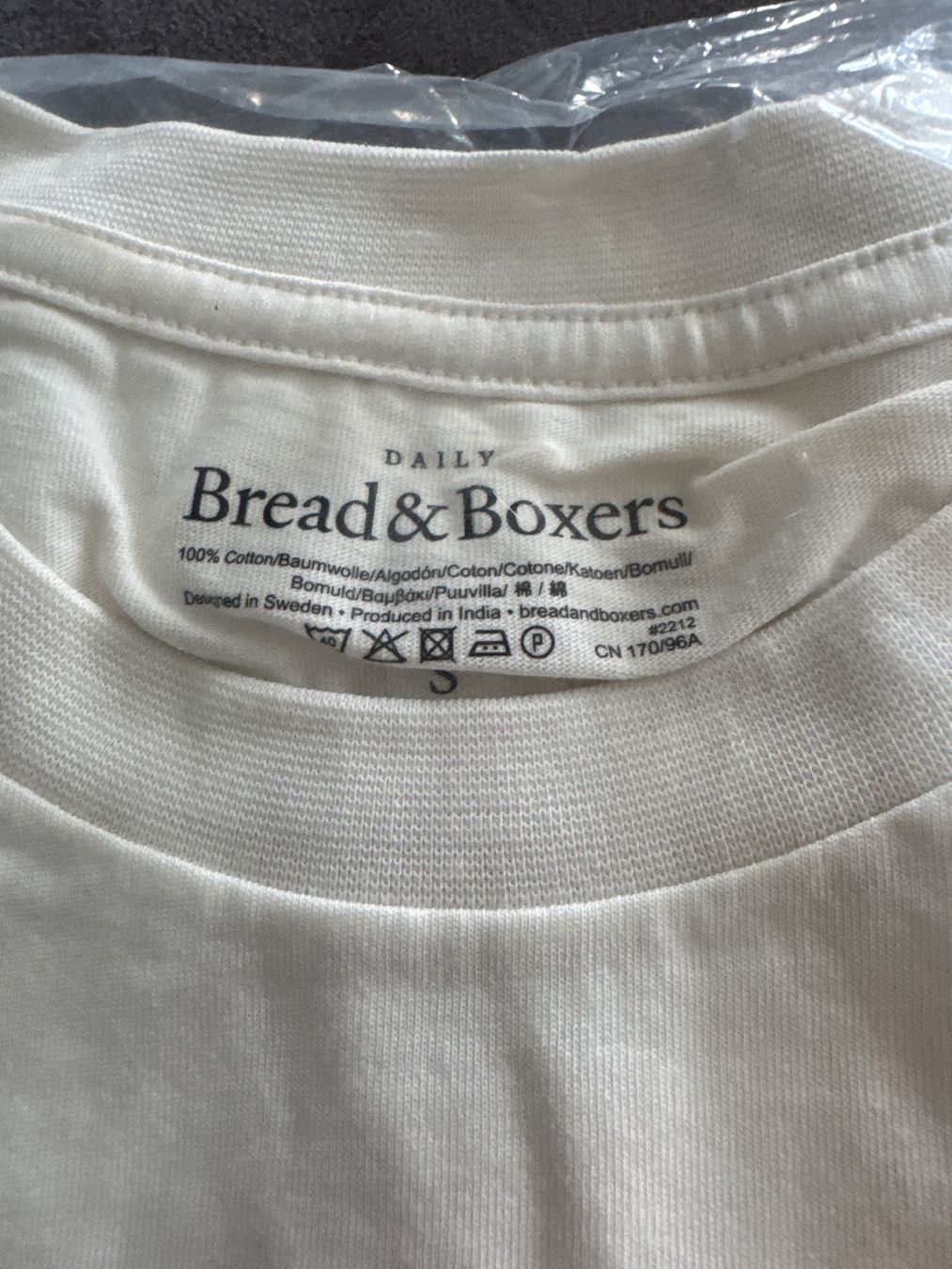 T-shirt: BREAD & BOXERS Herren T-Shirt Gr.S – Nuovo e nell'imballaggio originale da Horgen venduto da CS75 2
