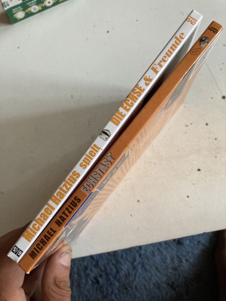 Tutti i DVDs: Michael Hatzius: Echstasy  +  Die Echse & Freunde  2-DVD‘s – Usato da St.Galllen venduto da elkaphone 8
