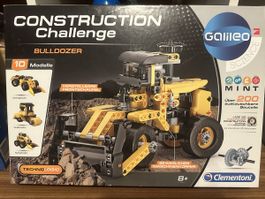 Clementoni Baukasten Construction Challenge Bulldozer, MINT
