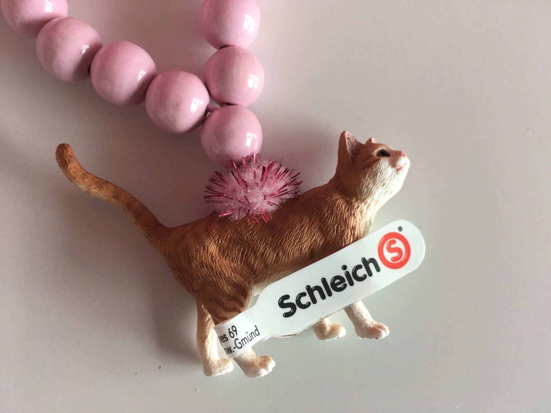 Catenine: SCHLEICH Kette Katze rosa – Nuovo e nell'imballaggio originale da Zollikofen venduto da poppala 6