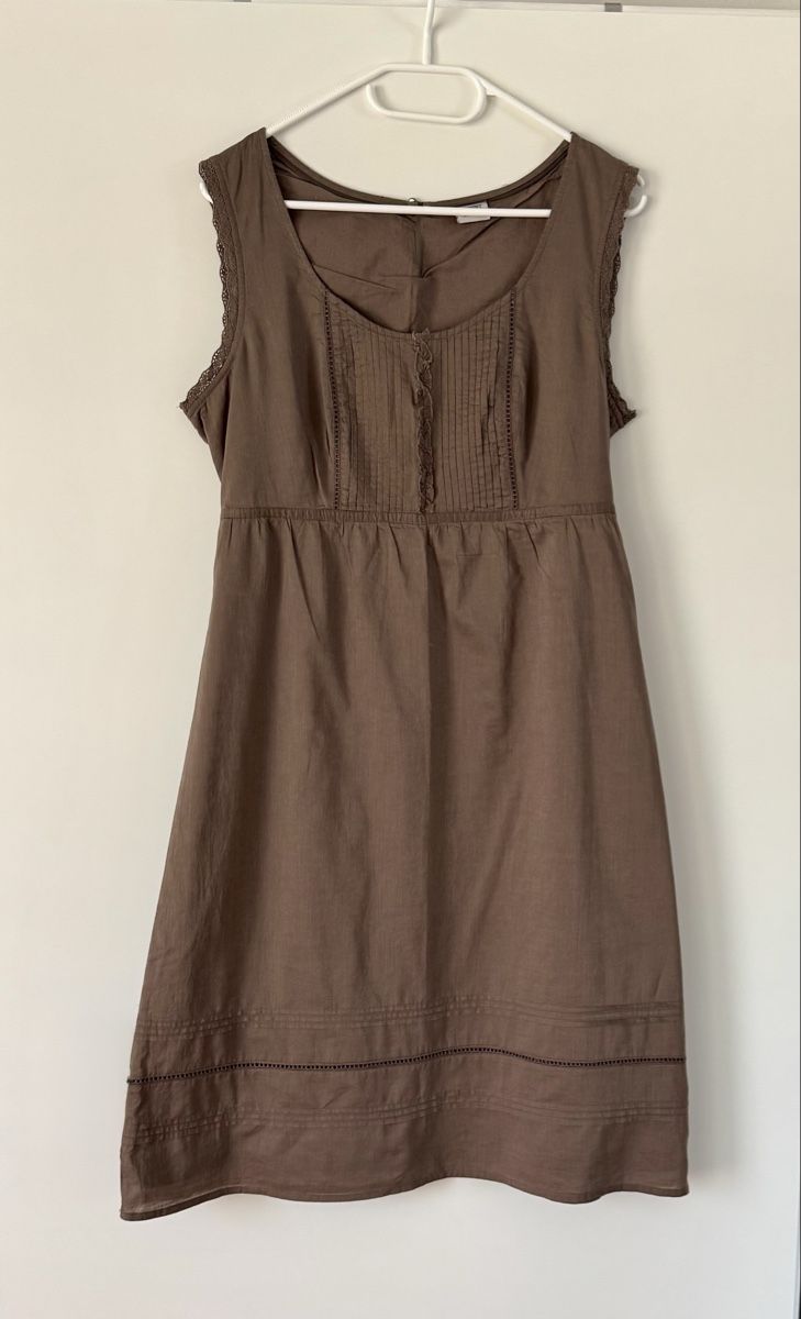 Esprit Vestiti: Esprit Kleid Sommer braun Grösse 40  – Usato da Flumenthal venduto da Krajan