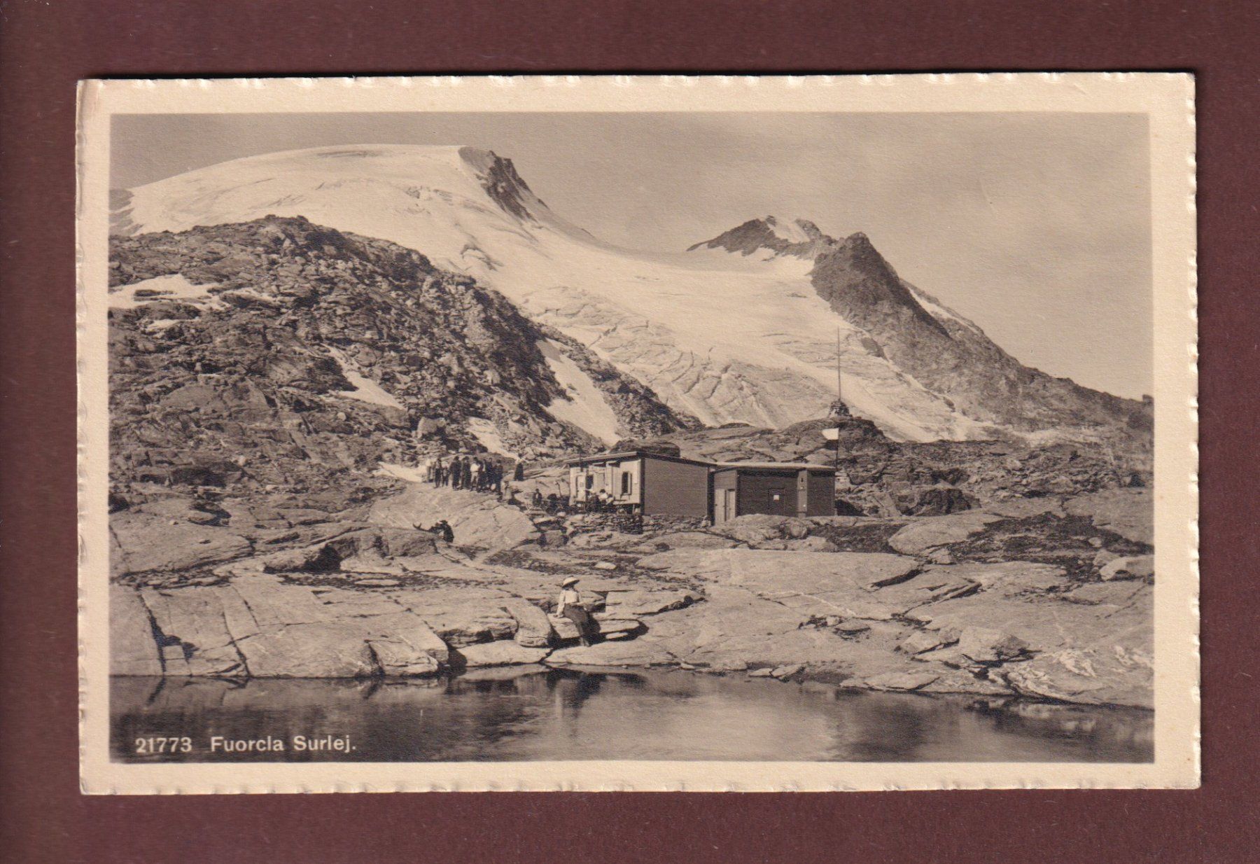 Ansichtskarten: FUORCLA SURLEJ - 1912 – Gebraucht aus Pully von nicecards-shop
