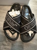 Off white leather sandalen pantoletten 43