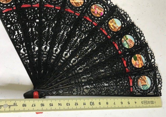 Tutte le decorazioni: Fächer Kunststoff Souvenir aus Italien – Usato da Zürich venduto da gigimai67 1