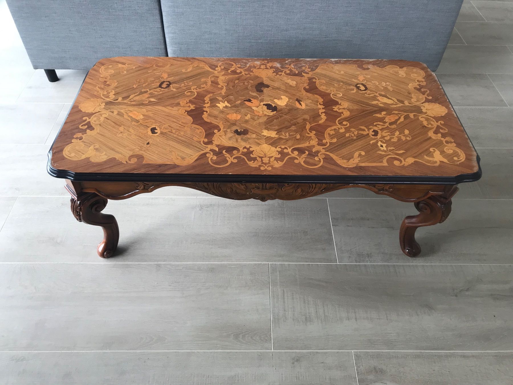 Tables: Antique Tisch mit lackiertem Blatt – D'occasion à Lausanne par opi_92cn 2