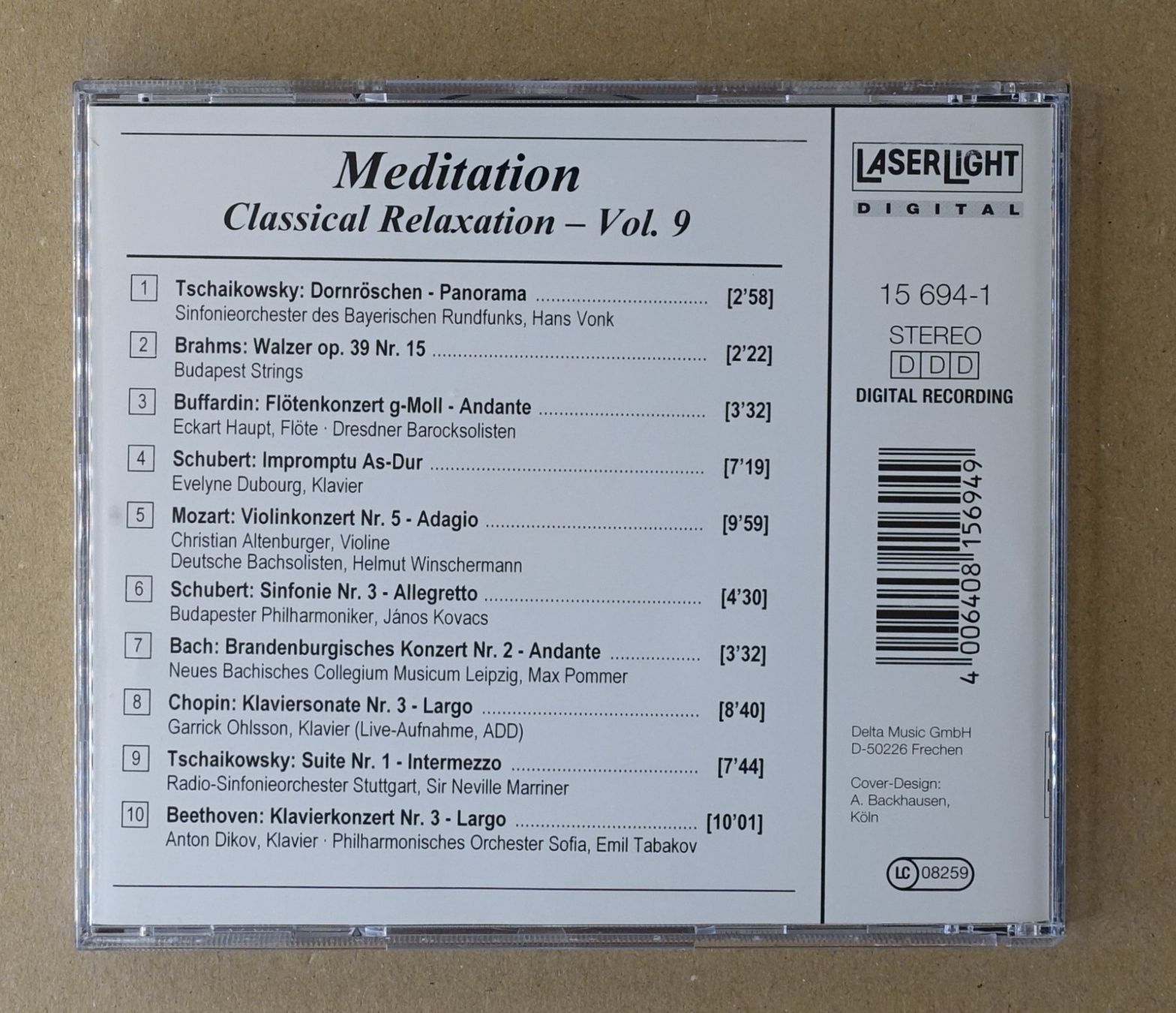 CD: Meditation - Classical Relaxation Vol. 9 - F24 – Usato da Sessa venduto da fraenklishop 1