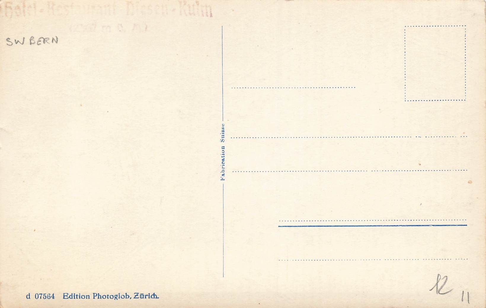 Cartoline postali: Niesen BE Niesenbahn Standseilbahn bahn – Usato da Biasca venduto da Blenio71 1