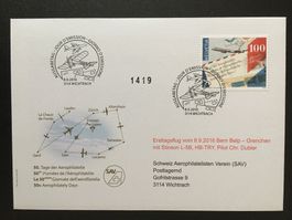 Sonderbrief  50. Tage der Aerophilatelie  1419  Ersttagsflug