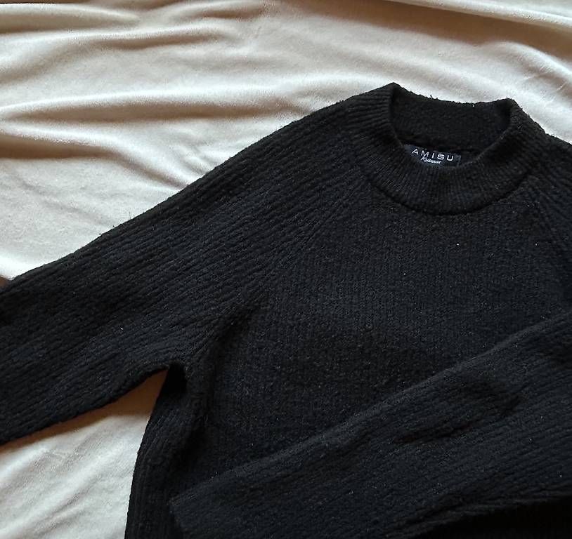 Pulls & Sweat-shirts: Strickpullover schwarz – D'occasion à Trub par elinschleiderschrank