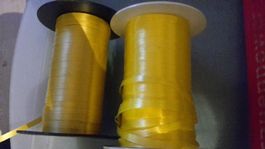 Geschenkband gold und gelb K6