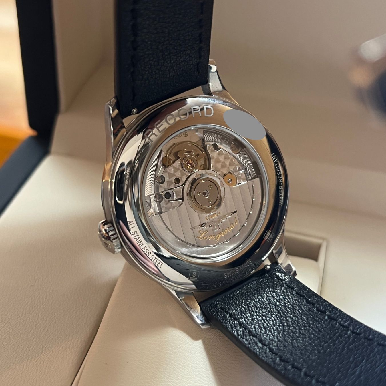 Longines Orologi: Longines Record Automatic Date L2.820.4.11.6 – Usato da Carouge GE venduto da Watchaser 4