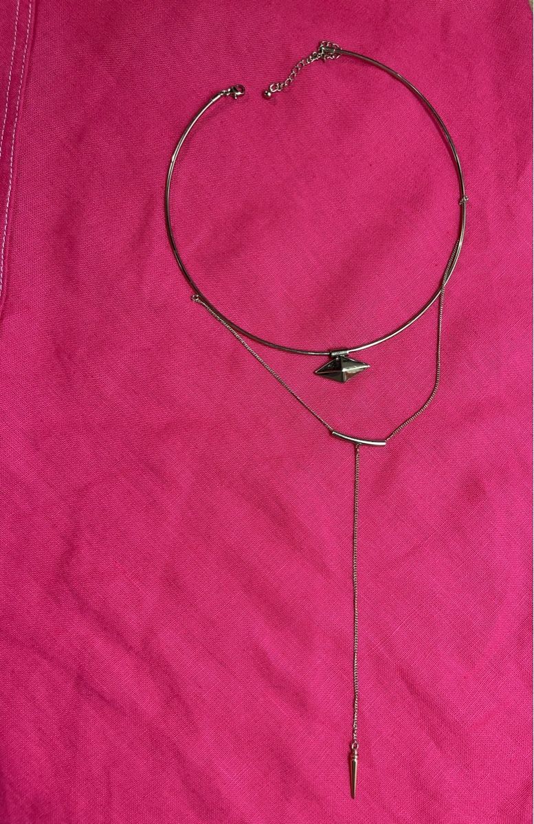 Catenine: Collana chic e elegante girocollo con pendenti geometrici – Nuovo e nell'imballaggio originale da Gordevio venduto da LanaZimm