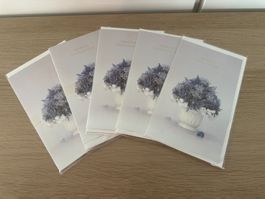 5 Glückwunschkarten "Herzlichen Glückwunsch"