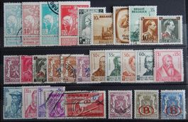 Belgien Lot mit alten Werten X