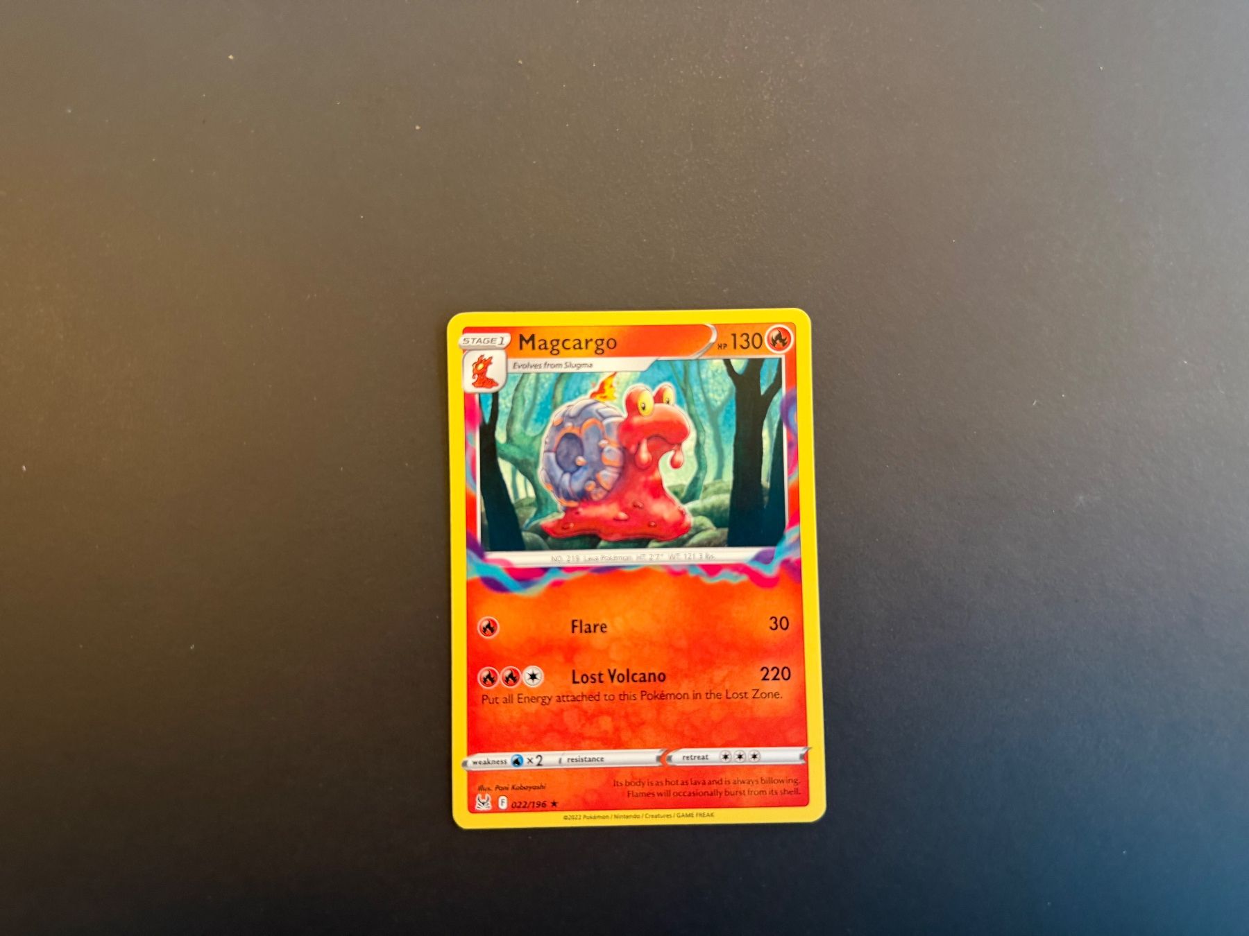Pokémon Sammelbilder & Trading cards: Magcargo 022/196 – Gebraucht aus Zürich von mountainwizard00