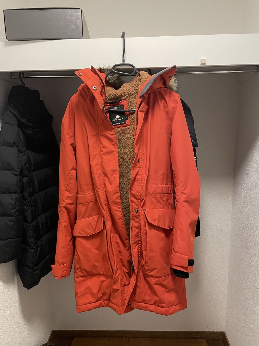 Didriksons Giacche: DIDRIKSONS Wintermantel, Grösse 36, Farbe orange – Nuovo (secondo la descrizione) da Oberdiessbach venduto da ram_b26k