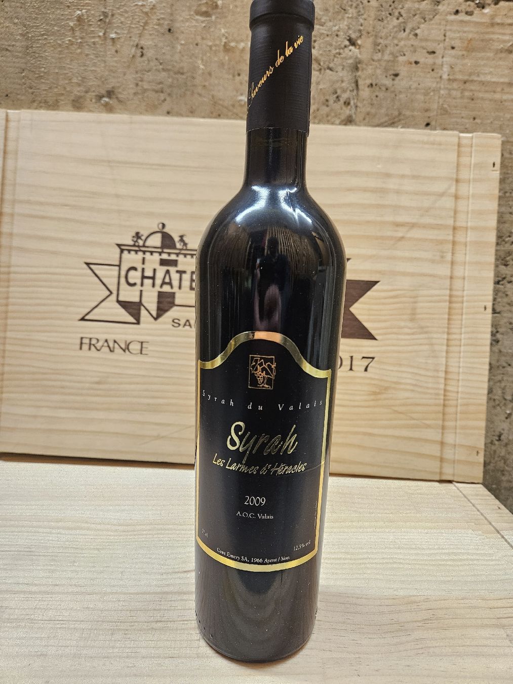Vino: Syrah les Lazines d'Hermès 2009  – Nuovo e nell'imballaggio originale da Zofingen venduto da WouterSamwel